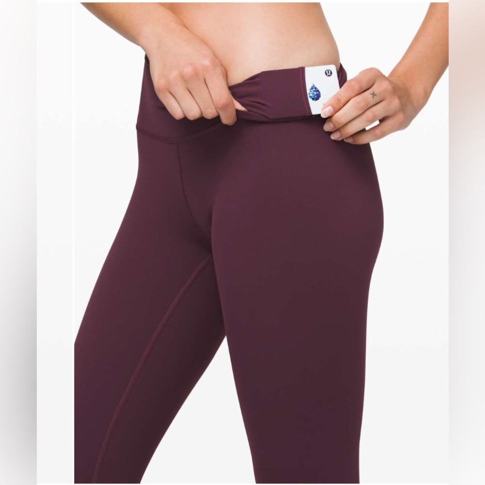 Lululemon Wunder Under 6 28” Arctic Plum - Picture 7 of 12
